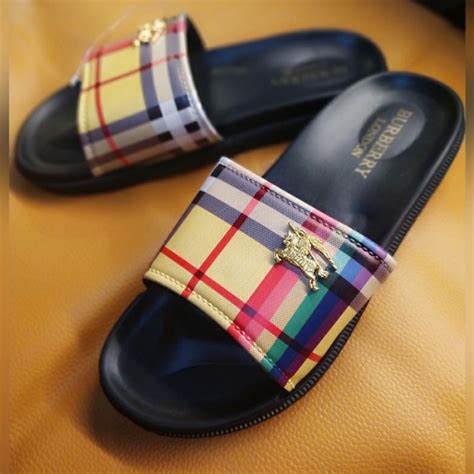 burberry slides replica|burberry shoes stitching.